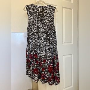 animal print dress